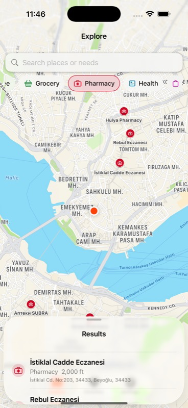 Yerlo place details screen